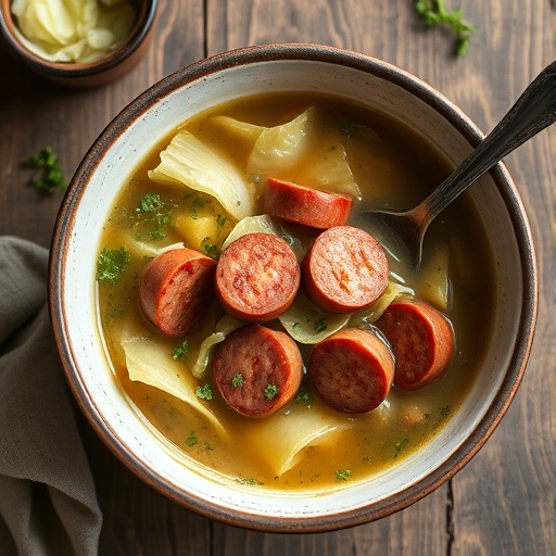 Cabbage and Sausage Soup