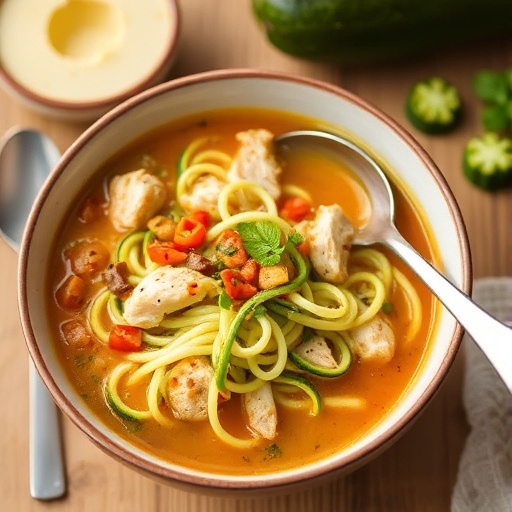 Chicken Zoodle Soup (Low Carb)