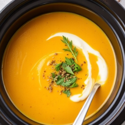 Crockpot Butternut Squash Soup