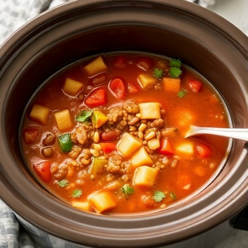 Crockpot Minestrone Soup