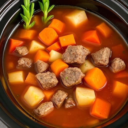 Crockpot Vegetable Beef Soup