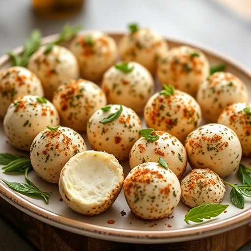 Herb-Stuffed Cheese Balls