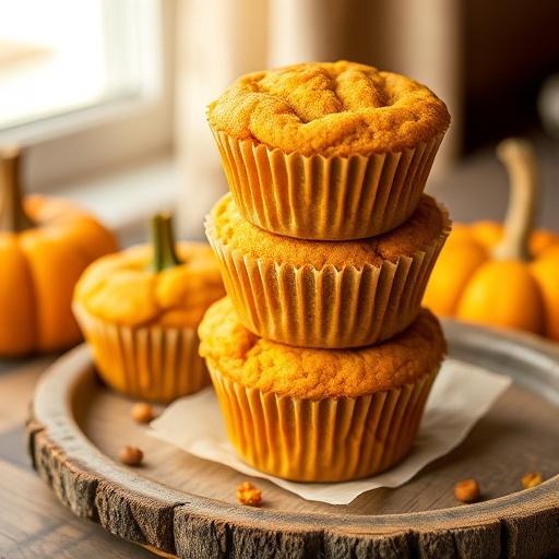 Moist Spiced Pumpkin Muffins