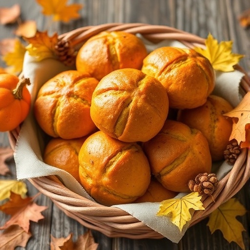 Pumpkin Spice Bread Rolls