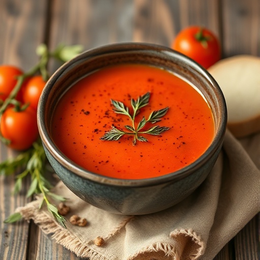 Roasted Tomato Soup with Fresh Herbs