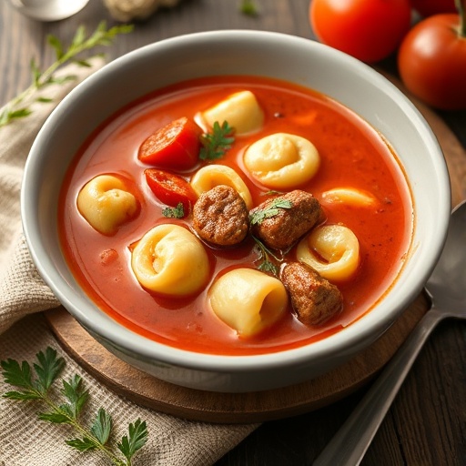 Sausage and Tortellini Fall Soup